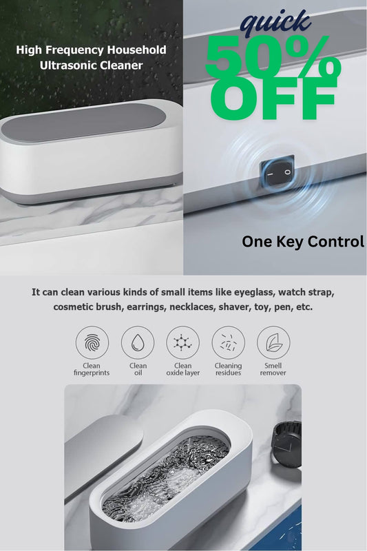 Mini Ultrasonic Jewelry Cleaner Machine